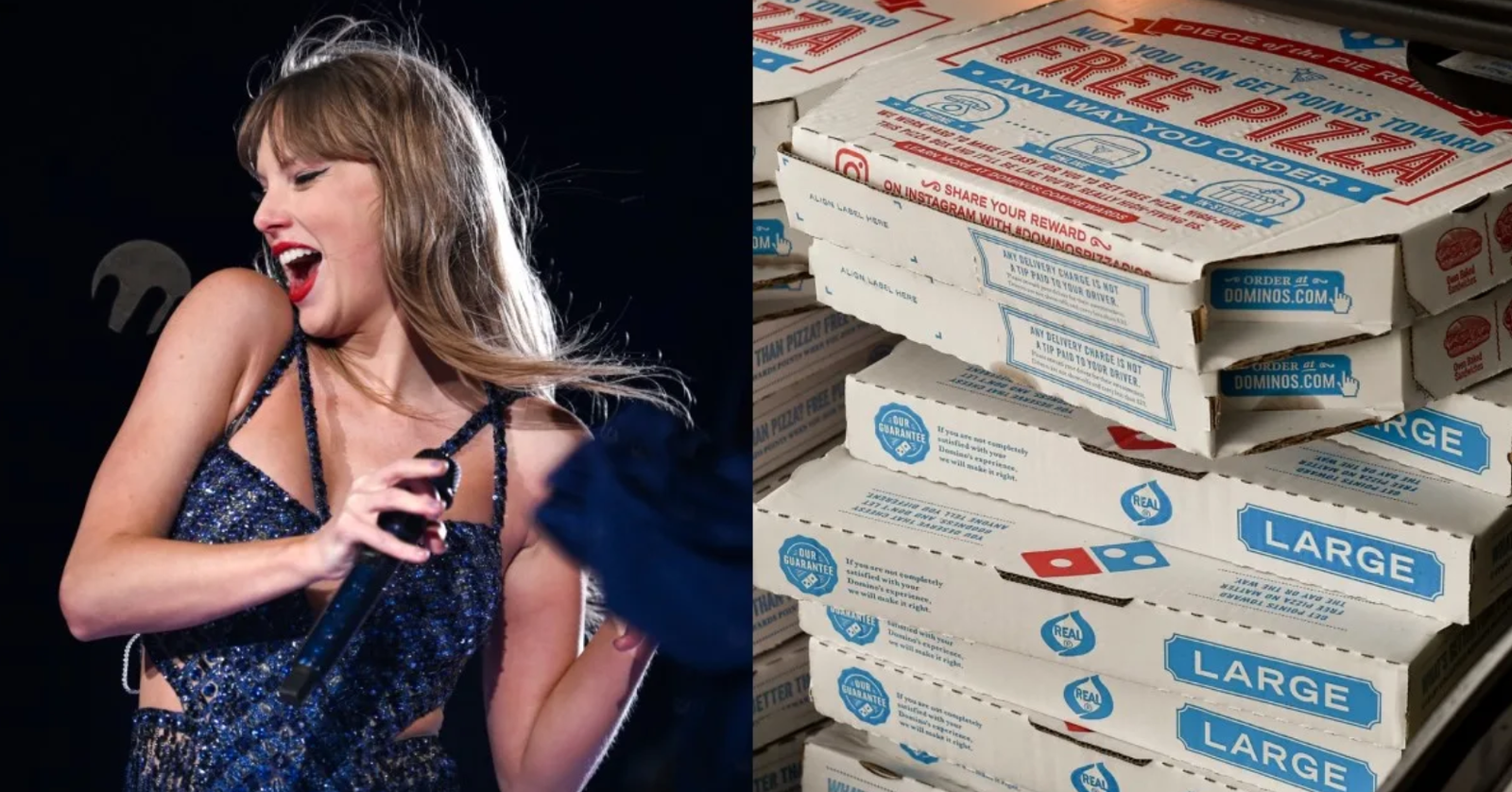 Fans Say Taylor Swift Is ‘So Real’ for Having Domino’s Pizza Delivered at Eras Tour Show