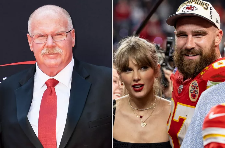 Chiefs Coach Andy Reid Jokes Travis Kelce Could be Taylor Swift’s ‘Waterboy’ at Eras Tour Shows