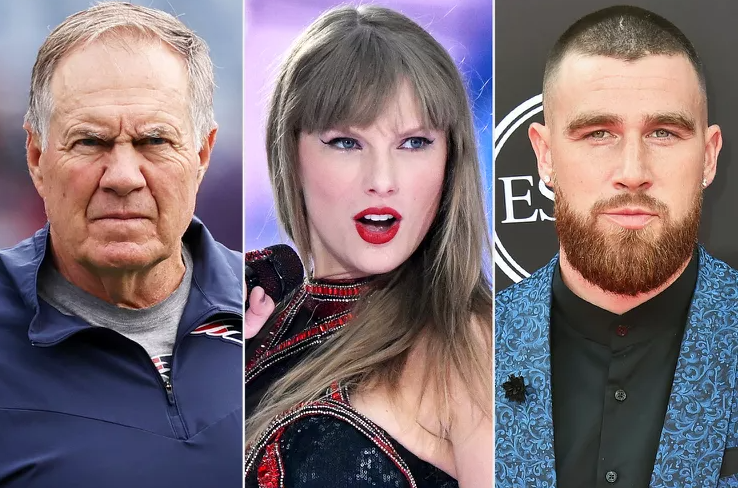 Bill Belichick Hung Out with Travis Kelce and Patrick Mahomes at Taylor Swift’s Eras Tour Stop in Amsterdam