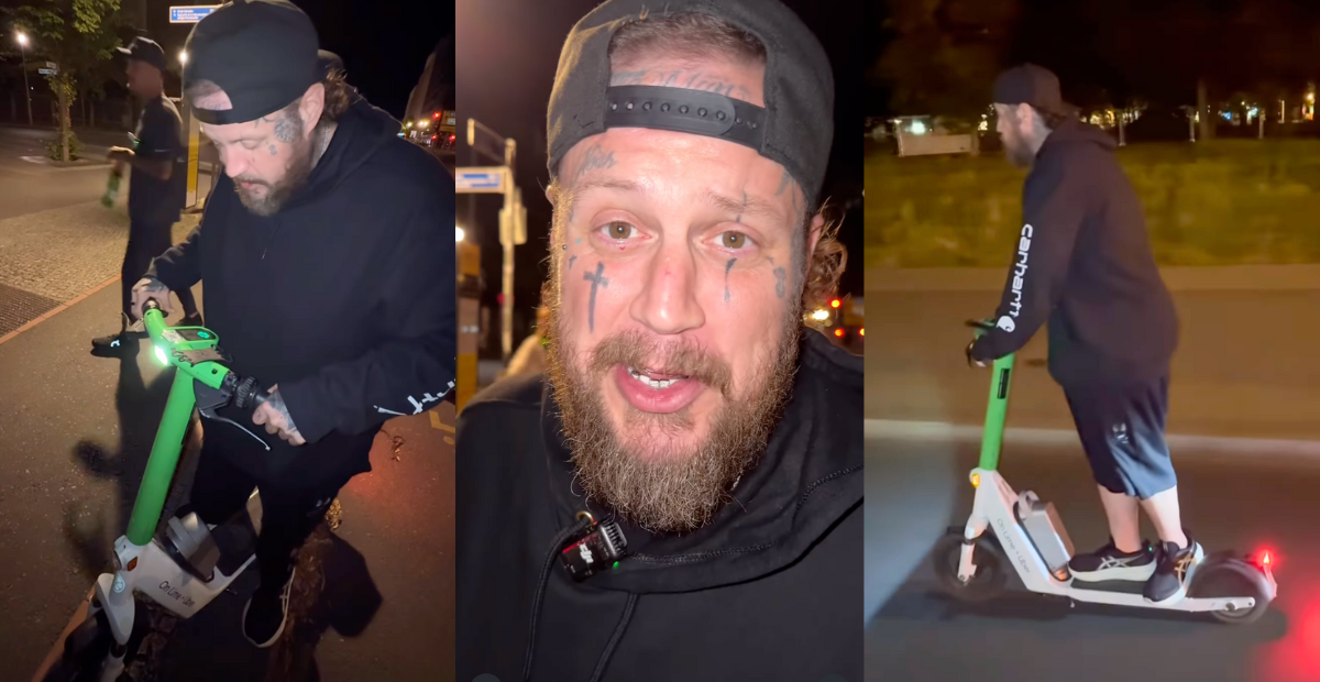 Jelly Roll Rides A Scooter For The First Time In A Decade After Losing 200 Pounds
