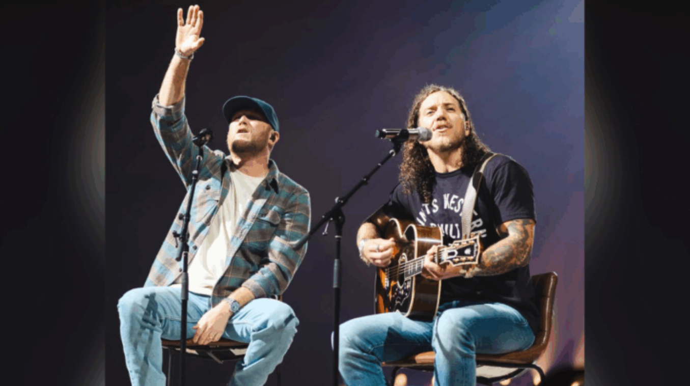 Cole Swindell Brandon Lake Unite for Powerful Worship Show