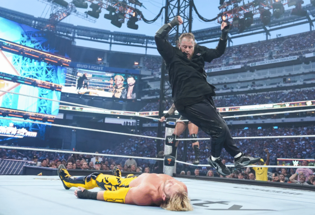 Jelly Roll in action against Logan Paul during SummerSlam at MetLife Stadium on August 2, 2025.
