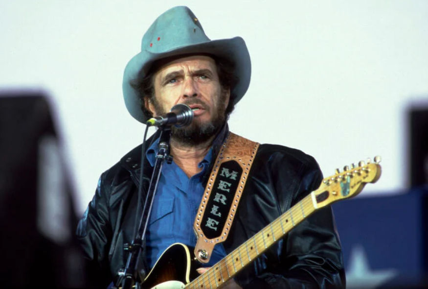 Merle Haggard performing live