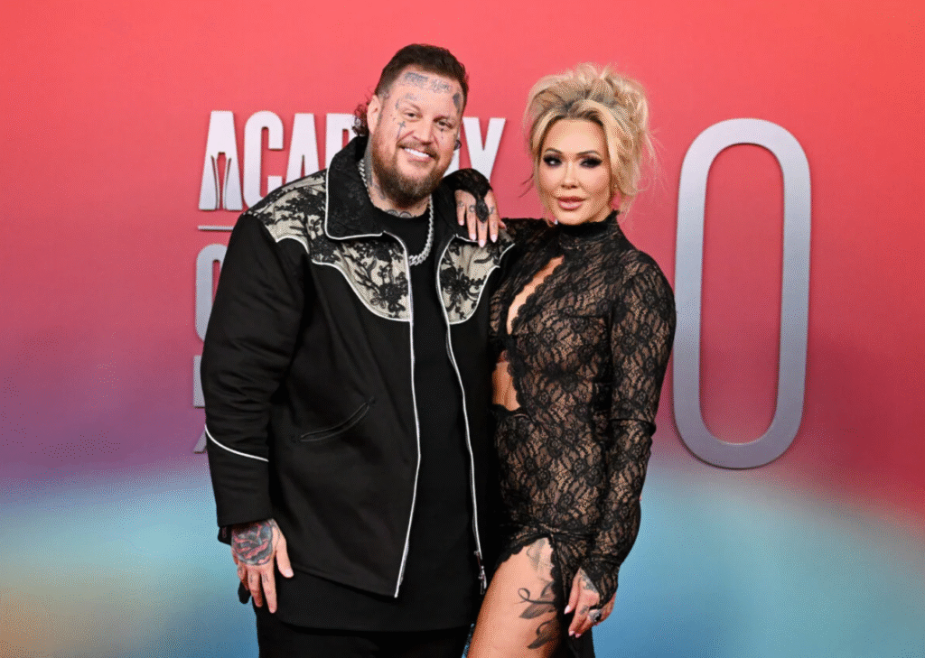 Jelly Roll, Bunnie Xo at the 60th Academy Of Country Music Awards on May 08, 2025, in Frisco, Texas.