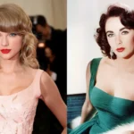 Taylor Swift Elizabeth Taylor inspiration during The Life of a Showgirl era