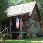 Johnny Cash home studio interior at the Cash Cabin