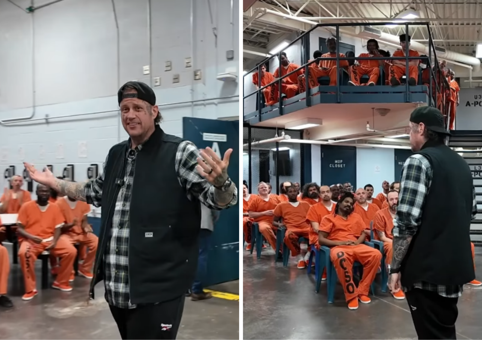 Jelly Roll Thanksgiving Visit to Former Prison