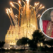 Fireworks Light Sky As Pope Leo Blesses World's Tallest Church