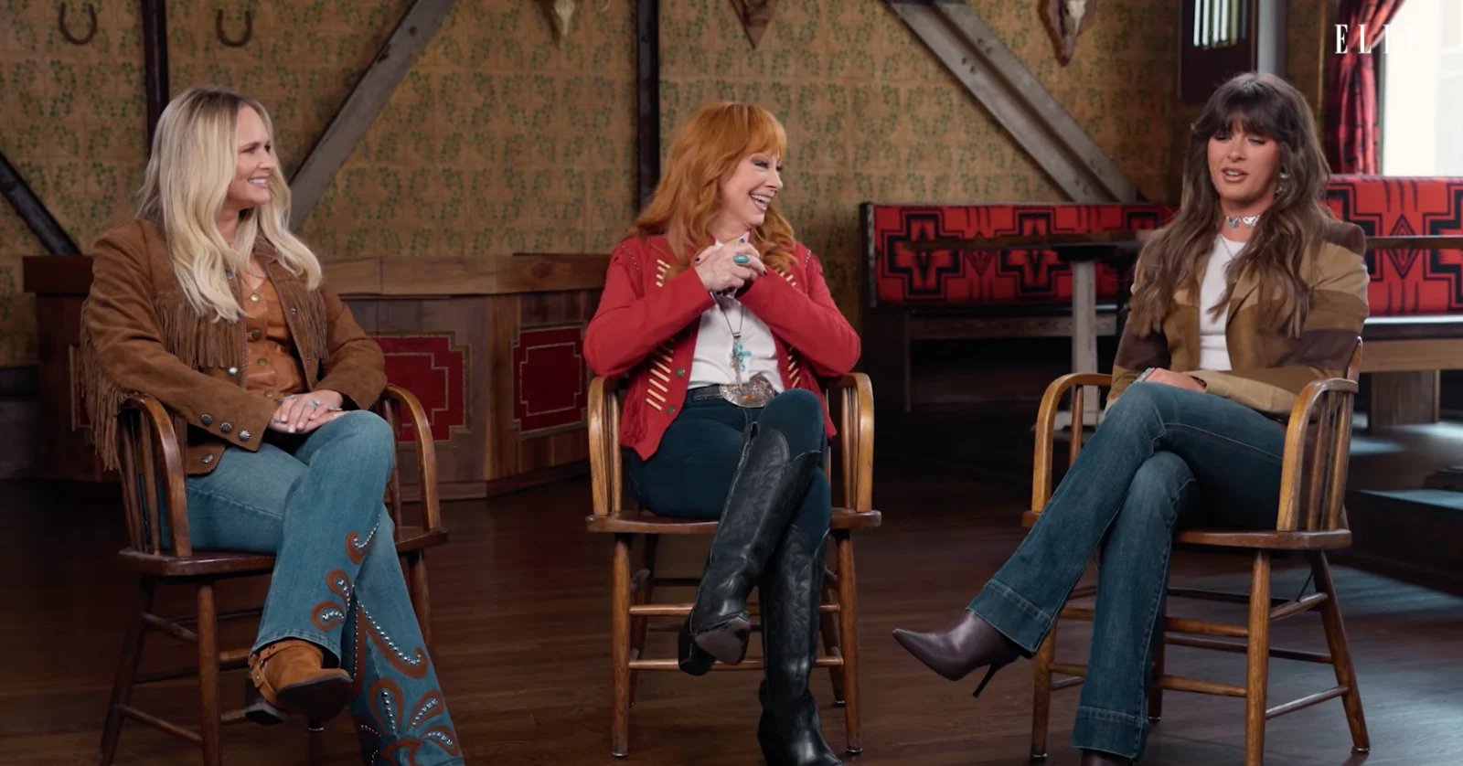 Miranda Lambert, Reba McEntire, and Ella Langley