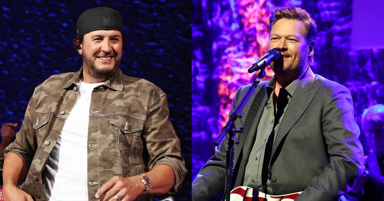 Luke Bryan and Blake Shelton