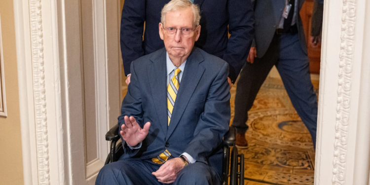 Mitch McConnell speaks publicly following extended hospital stay