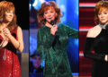 Reba McEntire wearing one of the iconic outfits featured in her charity auction